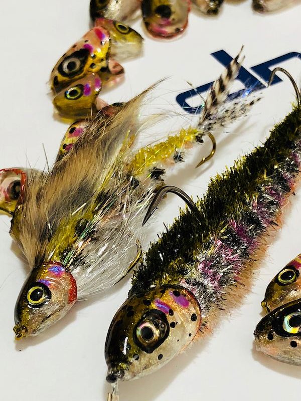 Twin Pack of Baby Brown Trout Flies Articulated Fly Fishing or Spin Rod  Lures by Drop Jaw Flies -  Israel
