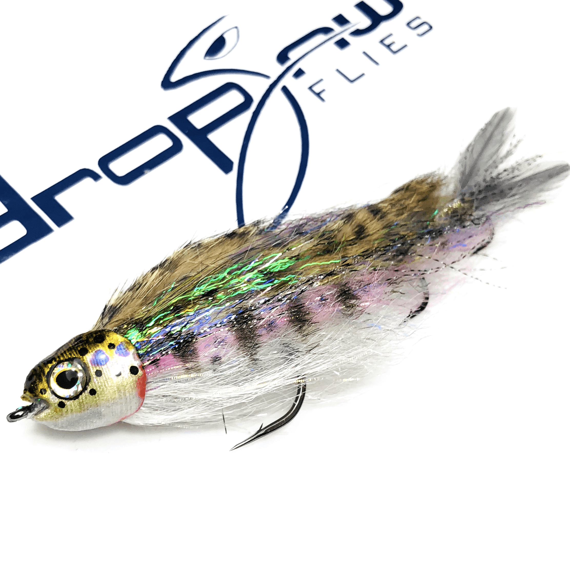 Baby Rainbow Trout Fly Articulated Fly Fishing or Spin Rod Lure by Drop Jaw  Flies -  Singapore